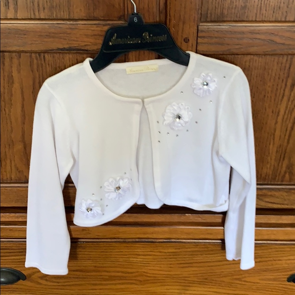 Girls sweater coverup (short length)